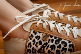 Nienke Sneaker - Cream, Toffee & Jaguar