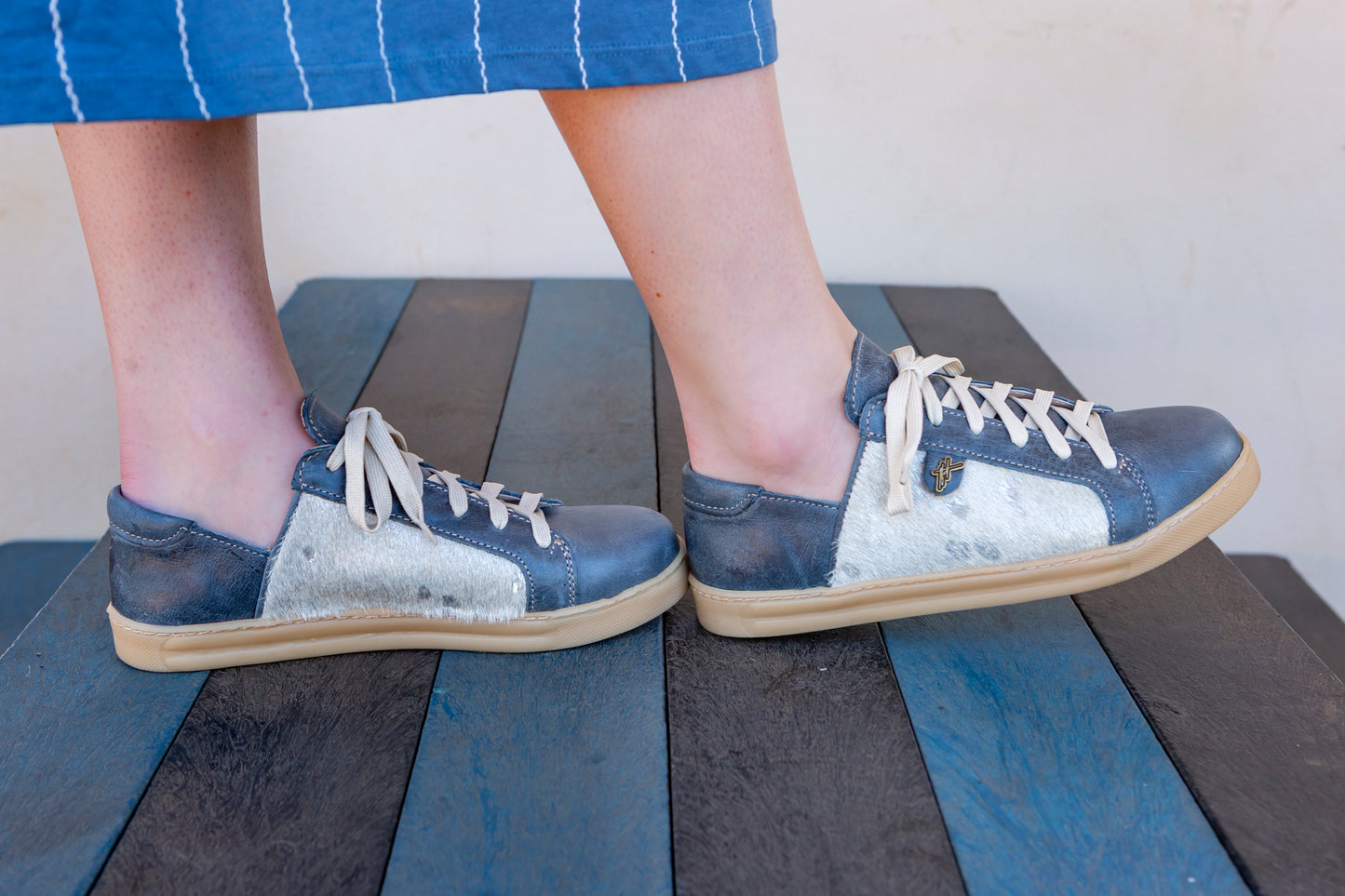 Nienke Sneaker - Denim Shimmer