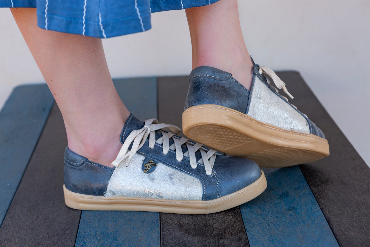 Nienke Sneaker - Denim Shimmer
