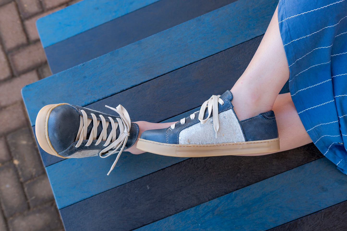 Nienke Sneaker - Denim Shimmer