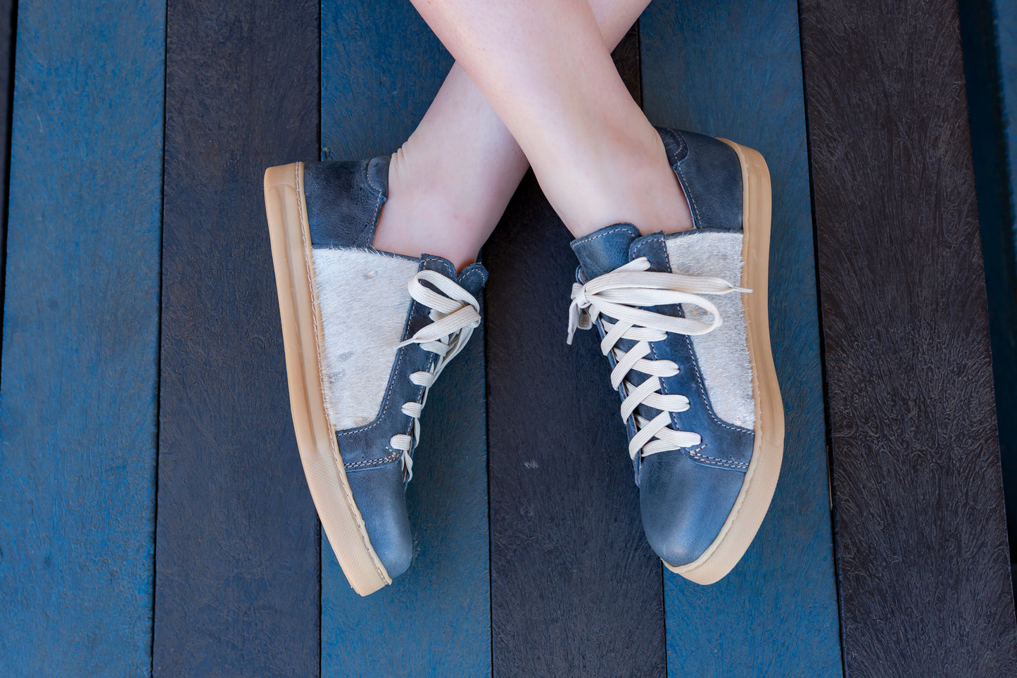 Nienke Sneaker - Denim Shimmer