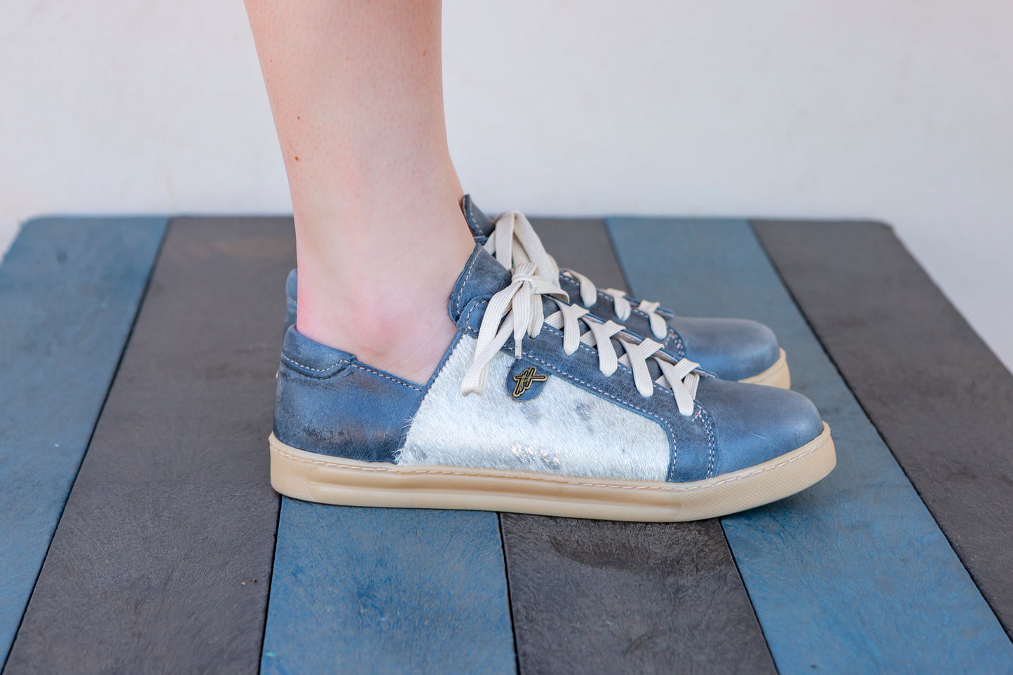 Nienke Sneaker - Denim Shimmer