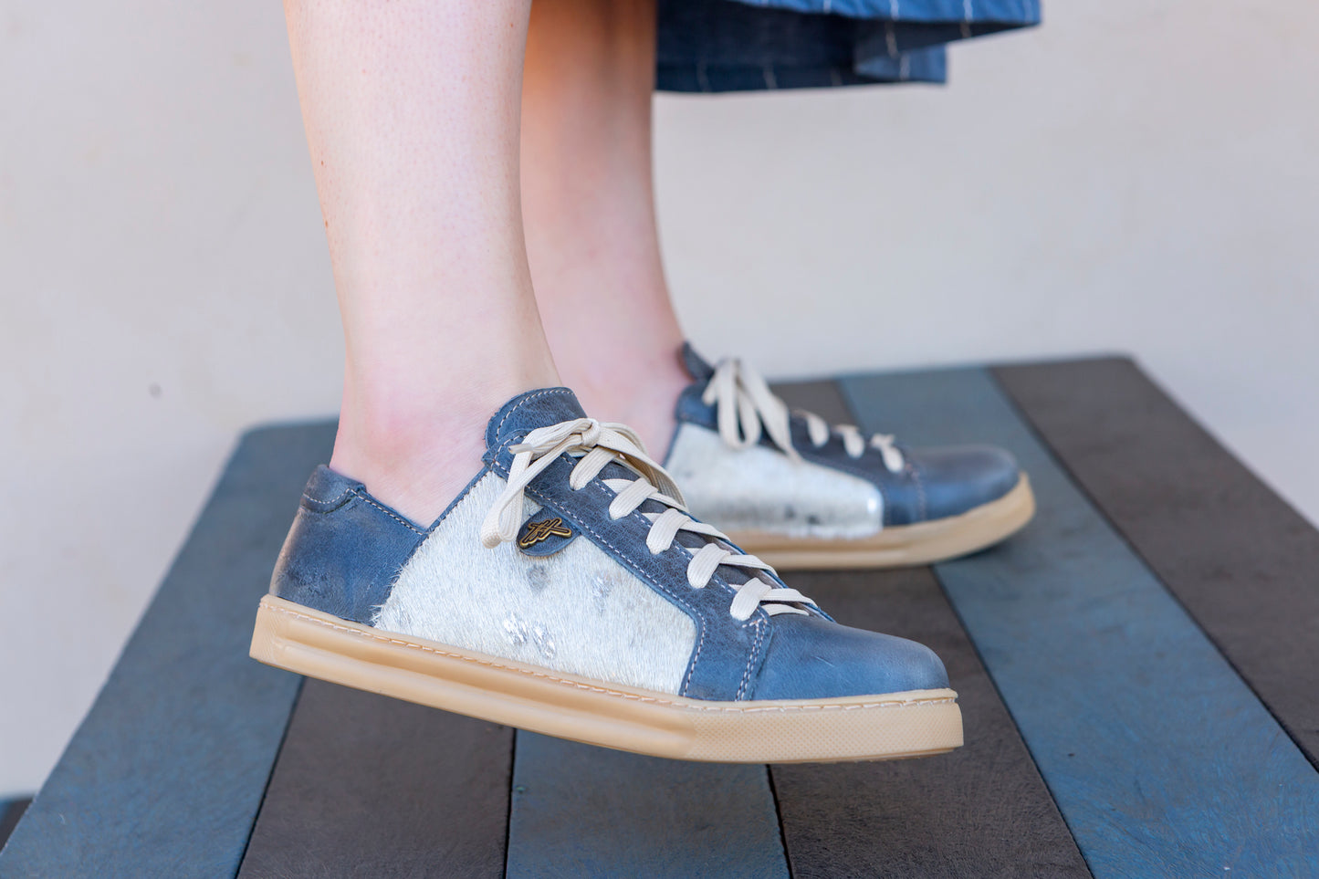 Nienke Sneaker - Denim Shimmer