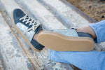 Nienke Sneaker - Denim & Silver Nguni