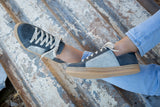 Nienke Sneaker - Denim & Silver Nguni