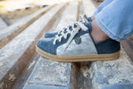 Nienke Sneaker - Denim & Silver Nguni