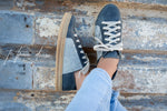 Nienke Sneaker - Denim & Silver Nguni