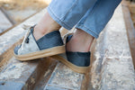 Nienke Sneaker - Denim & Silver Nguni