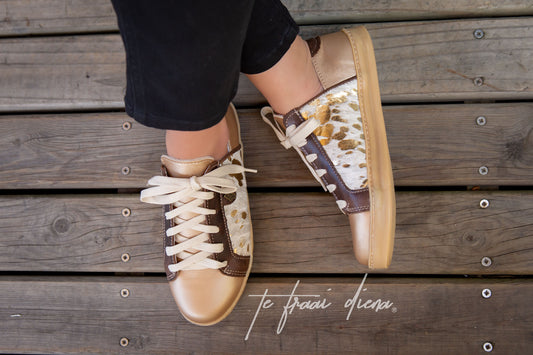 Nienke Sneaker - Gold Rush