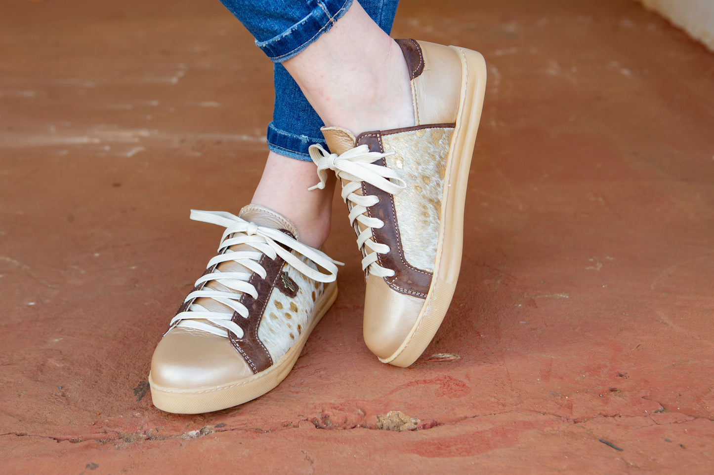 Nienke Sneaker - Gold Rush