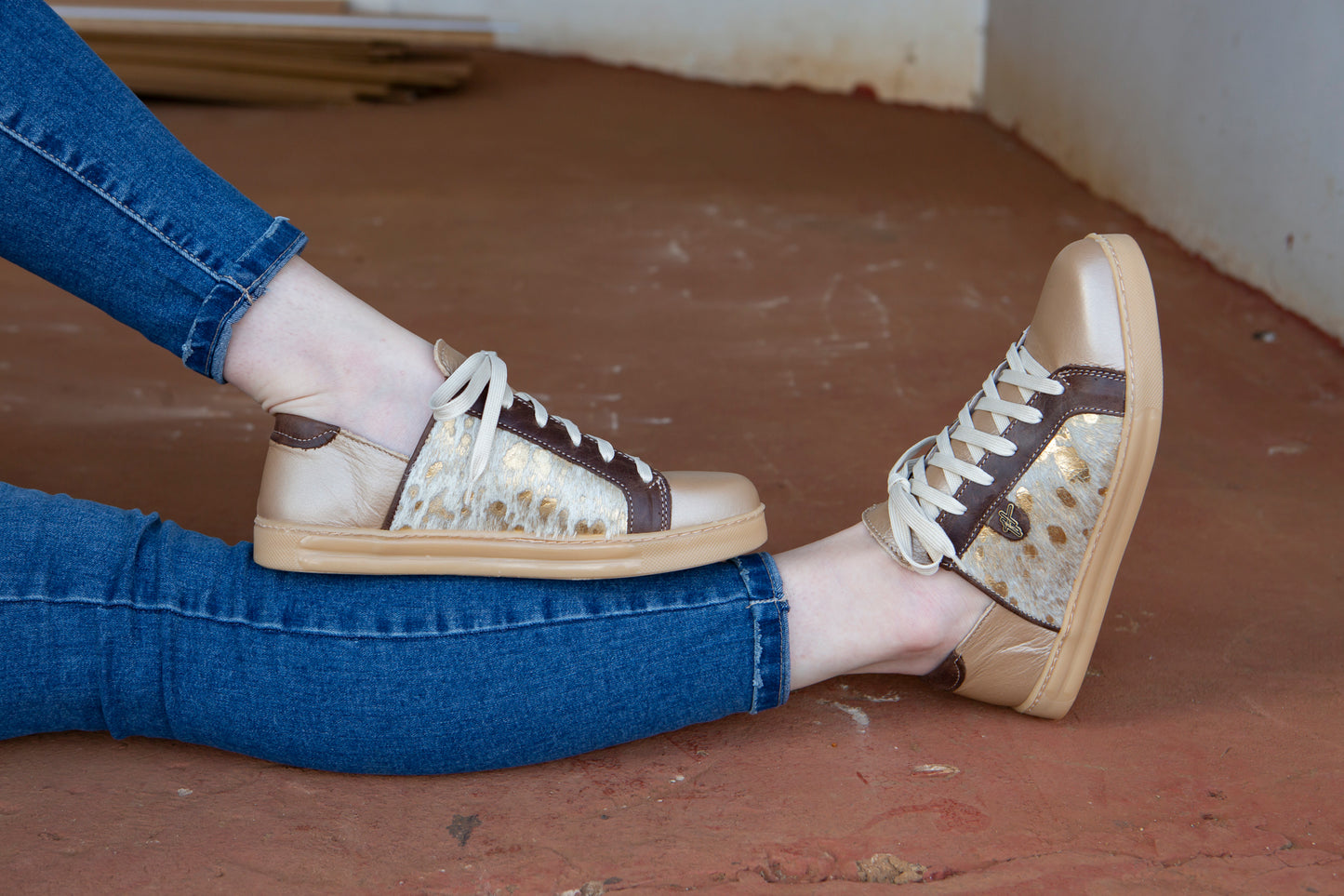 Nienke Sneaker - Gold Rush
