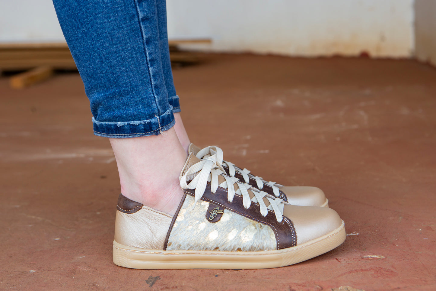 Nienke Sneaker - Gold Rush