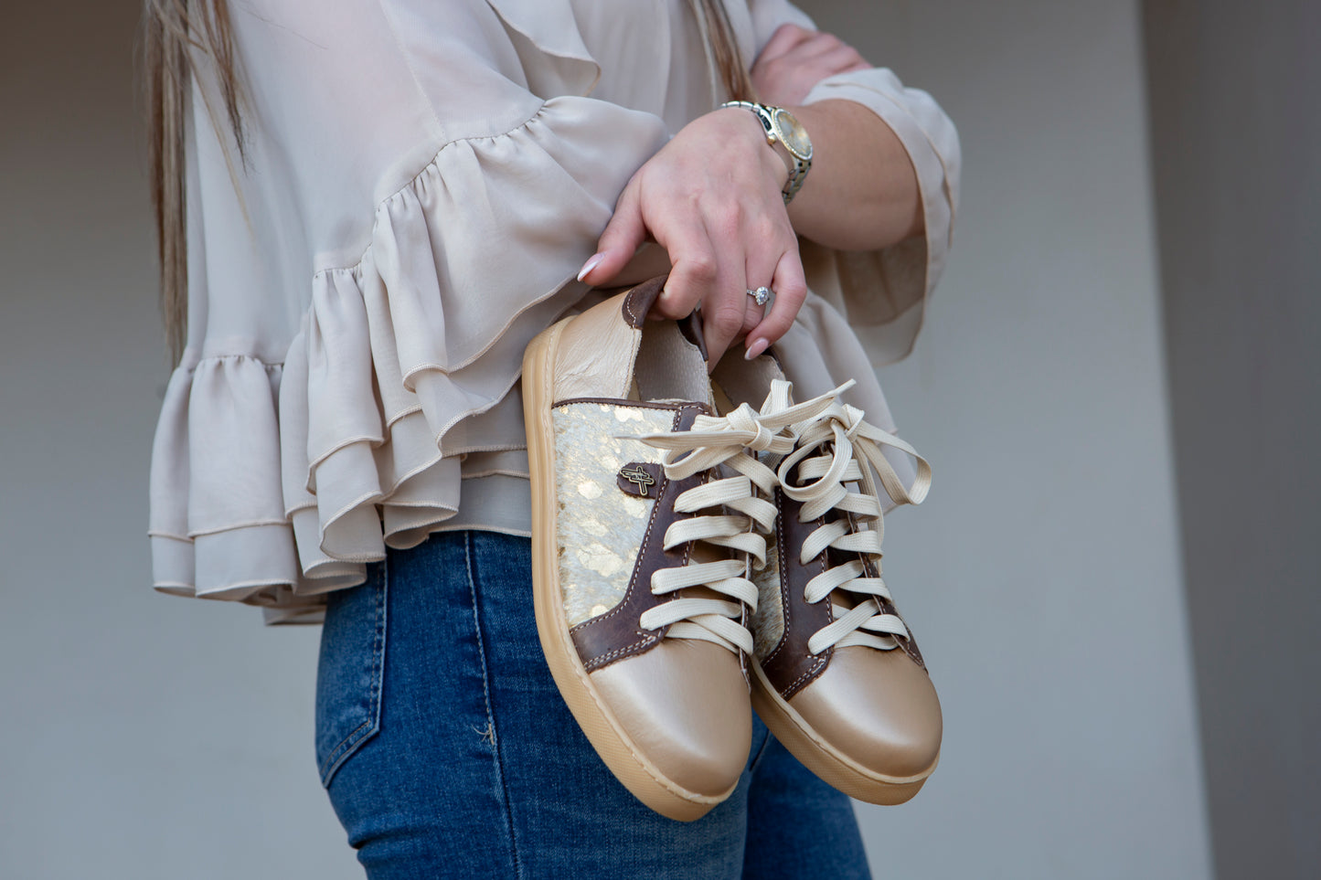 Nienke Sneaker - Gold Rush