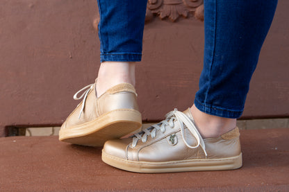 Nienke Sneaker - Metallic Gold