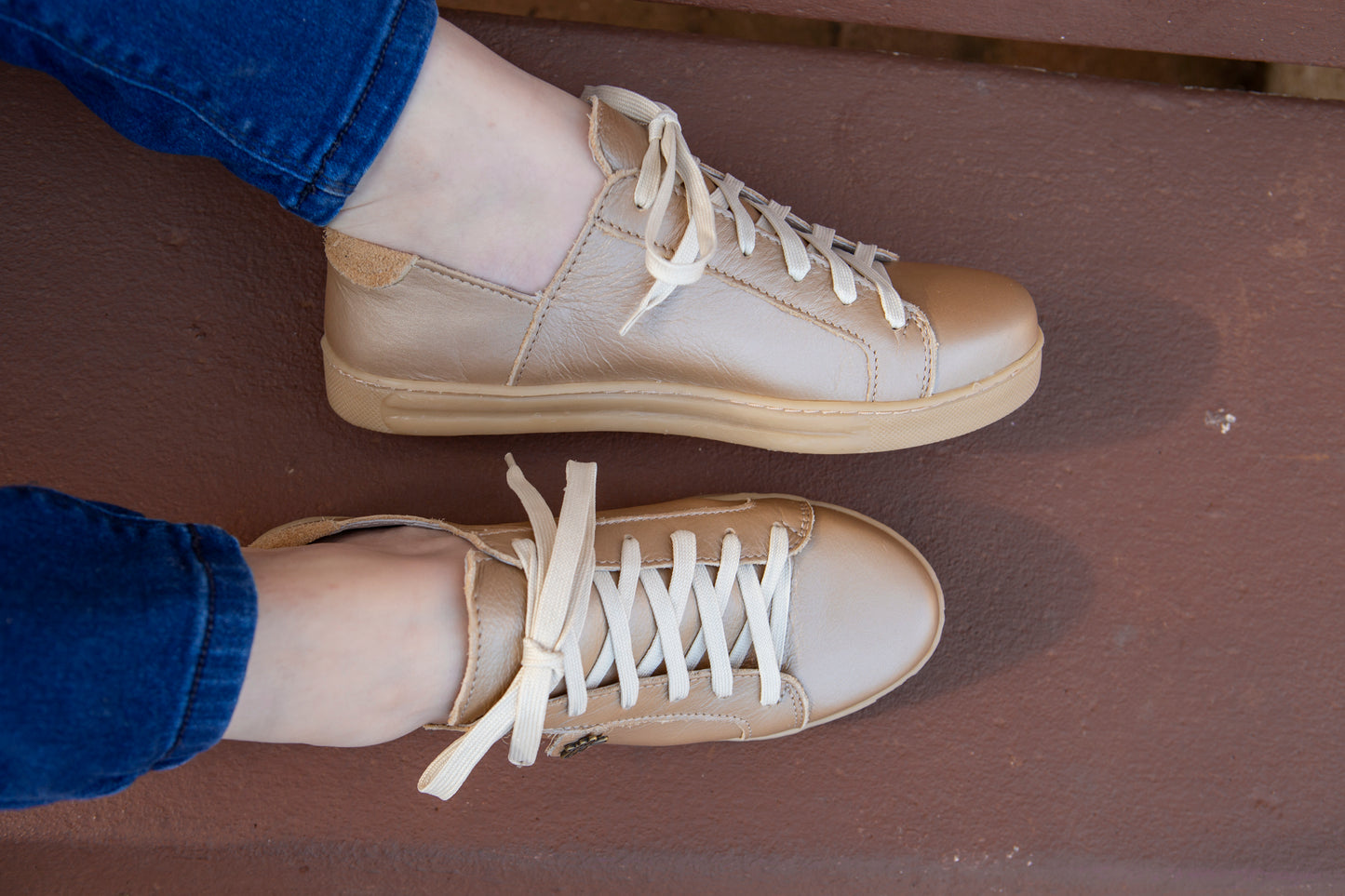 Nienke Sneaker - Metallic Gold