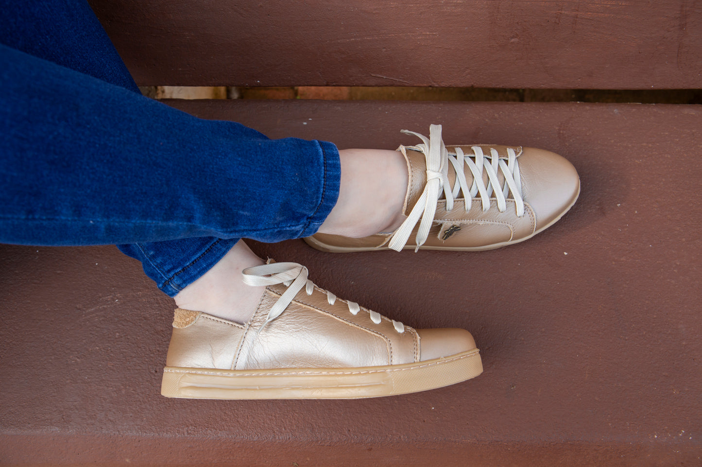 Nienke Sneaker - Metallic Gold