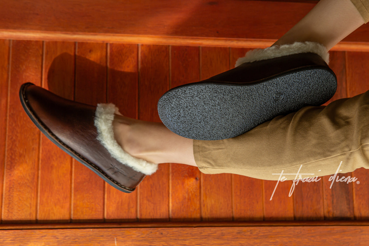 Simone Slipper - Dark Choc