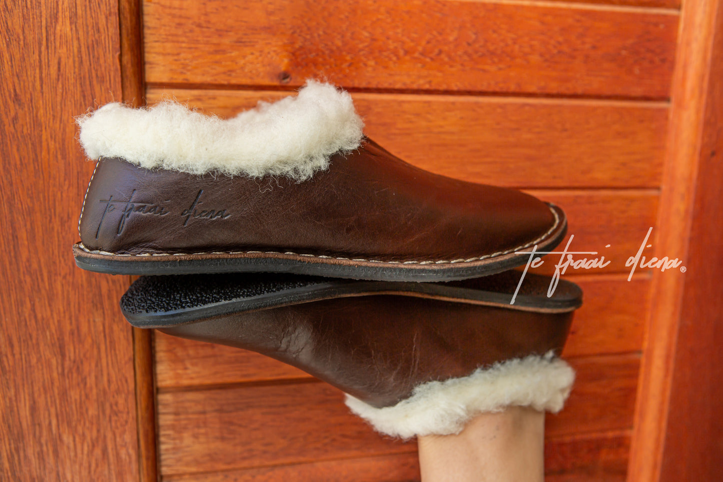 Simone Slipper - Dark Choc