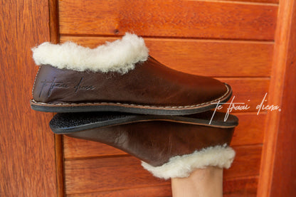 Simone Slipper - Dark Choc
