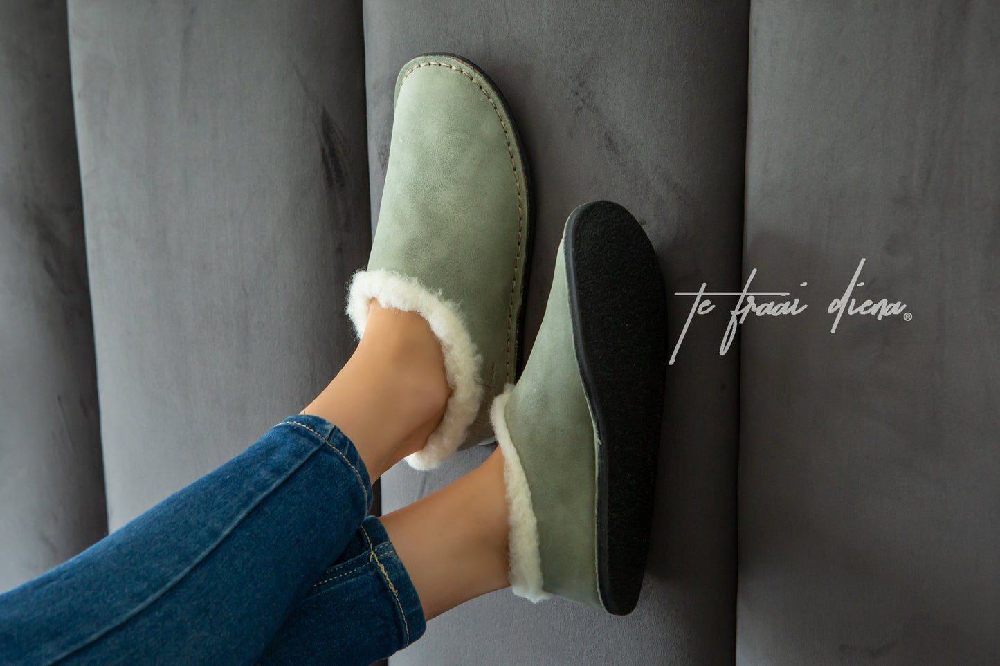 Simone Slipper - Mint