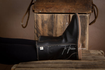 Stella - Black (Beige Sole)