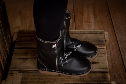 Stella - Black (Beige Sole)