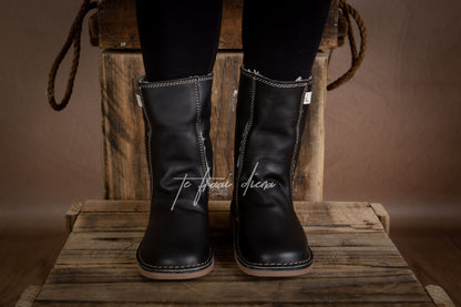 Stella - Black (Beige Sole)
