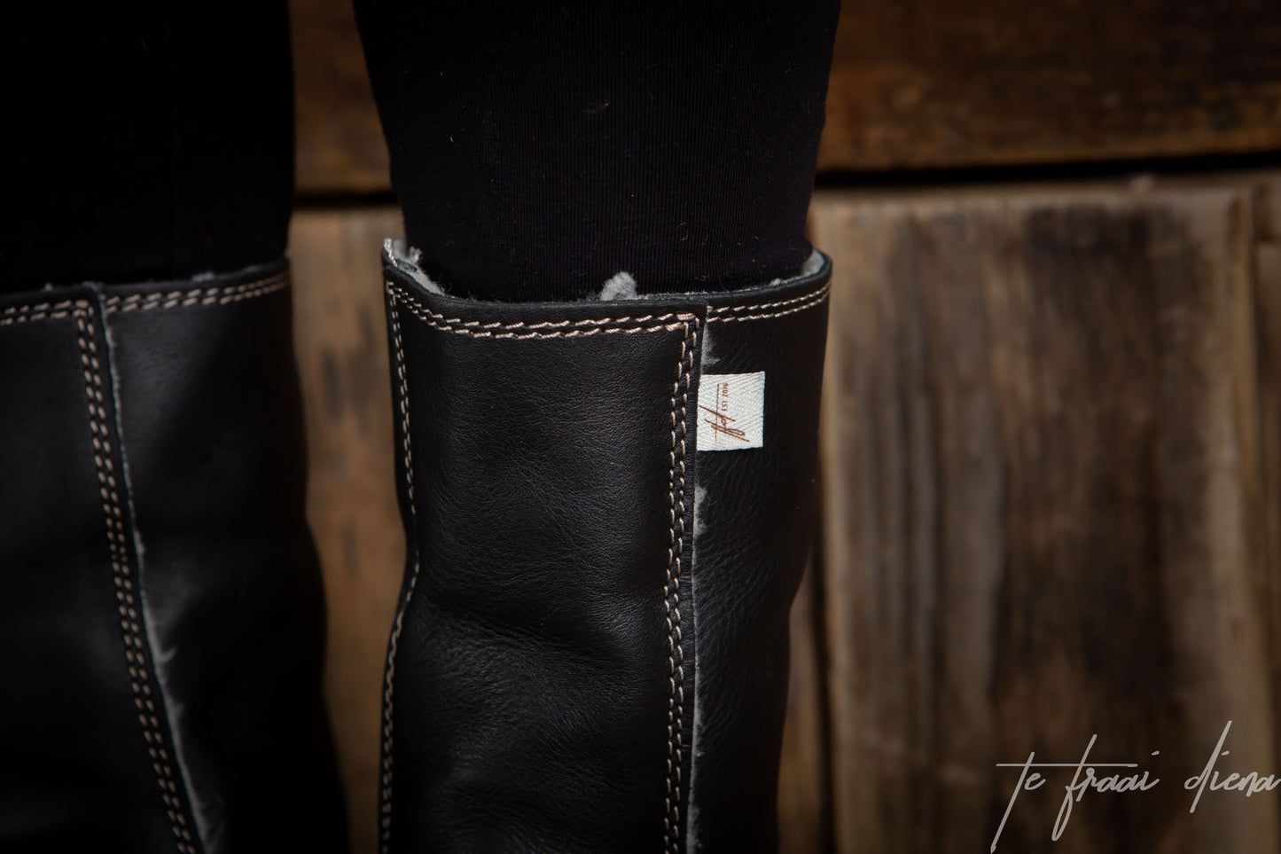 Stella - Black (Beige Sole)