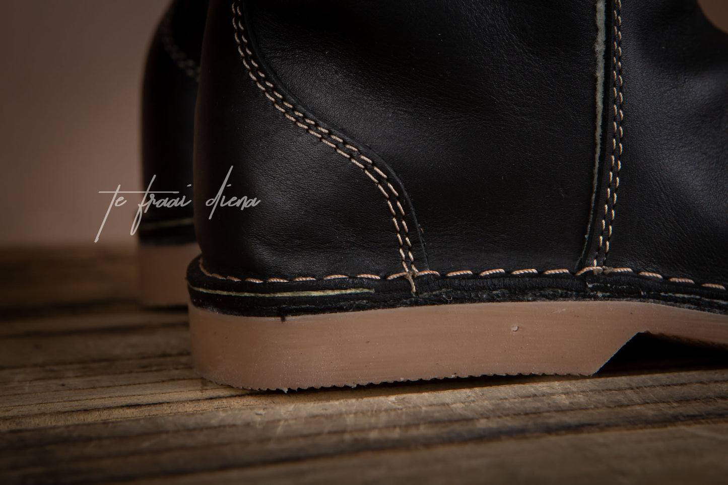Stella - Black (Beige Sole)