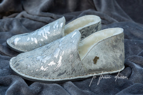 TFD Slipper - Sparkling Silver