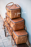 Vanity/Cooler Bag - Tan/Brown