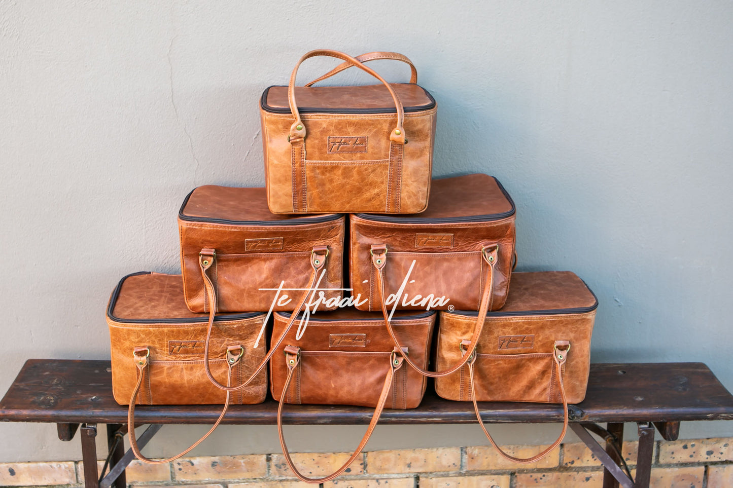 Vanity/Cooler Bag - Vintage Tan