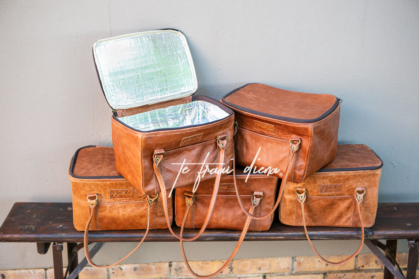 Vanity/Cooler Bag - Vintage Tan