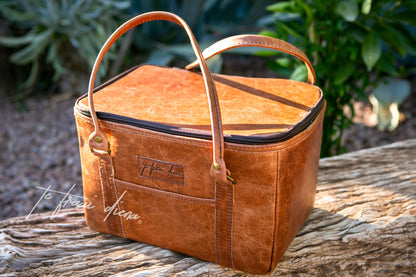 Vanity/Cooler Bag - Vintage Tan