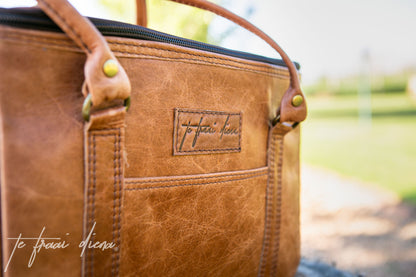 Vanity/Cooler Bag - Vintage Tan