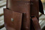 Box Satchel - Cigar Brown