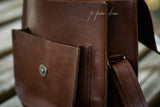 Box Satchel - Cigar Brown