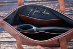 Cara Tote Bag - Cigar Brown