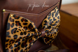 Janine Tote - Cigar with Jaguar Bow