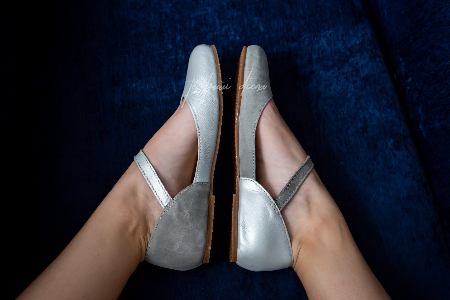Kayla - Storm Grey & Metallic Silver