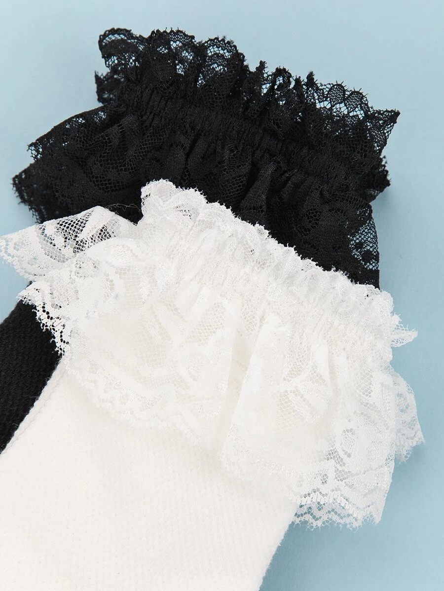 Lace Trim Socks