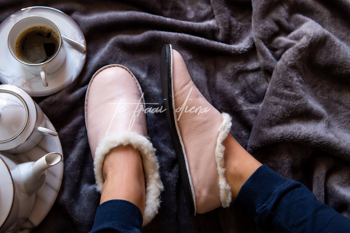 Simone Slipper - Blush Pink (End of Range)