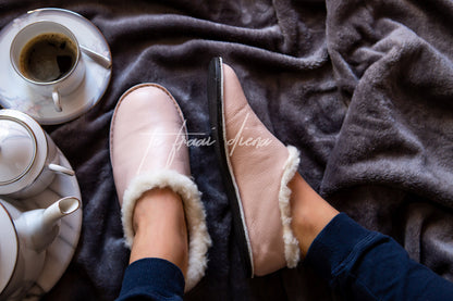 Simone Slipper - Blush Pink (End of Range)