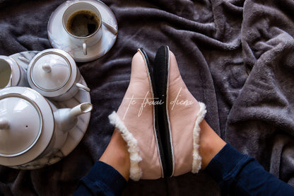Simone Slipper - Blush Pink (End of Range)