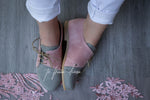Tiana - Stone Grey & Dusty Pink (End of Colour)