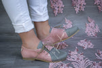 Tiana - Stone Grey & Dusty Pink (End of Colour)