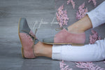 Tiana - Stone Grey & Dusty Pink (End of Colour)