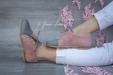 Tiana - Stone Grey & Dusty Pink (End of Colour)
