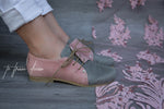 Tiana - Stone Grey & Dusty Pink (End of Colour)
