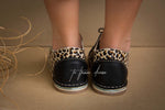 Vellie Sneaker - Leopard & Black